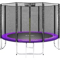 Atlas Sport 312 см - 10ft Pro (с лестницей, внешняя сетка, сливовый)